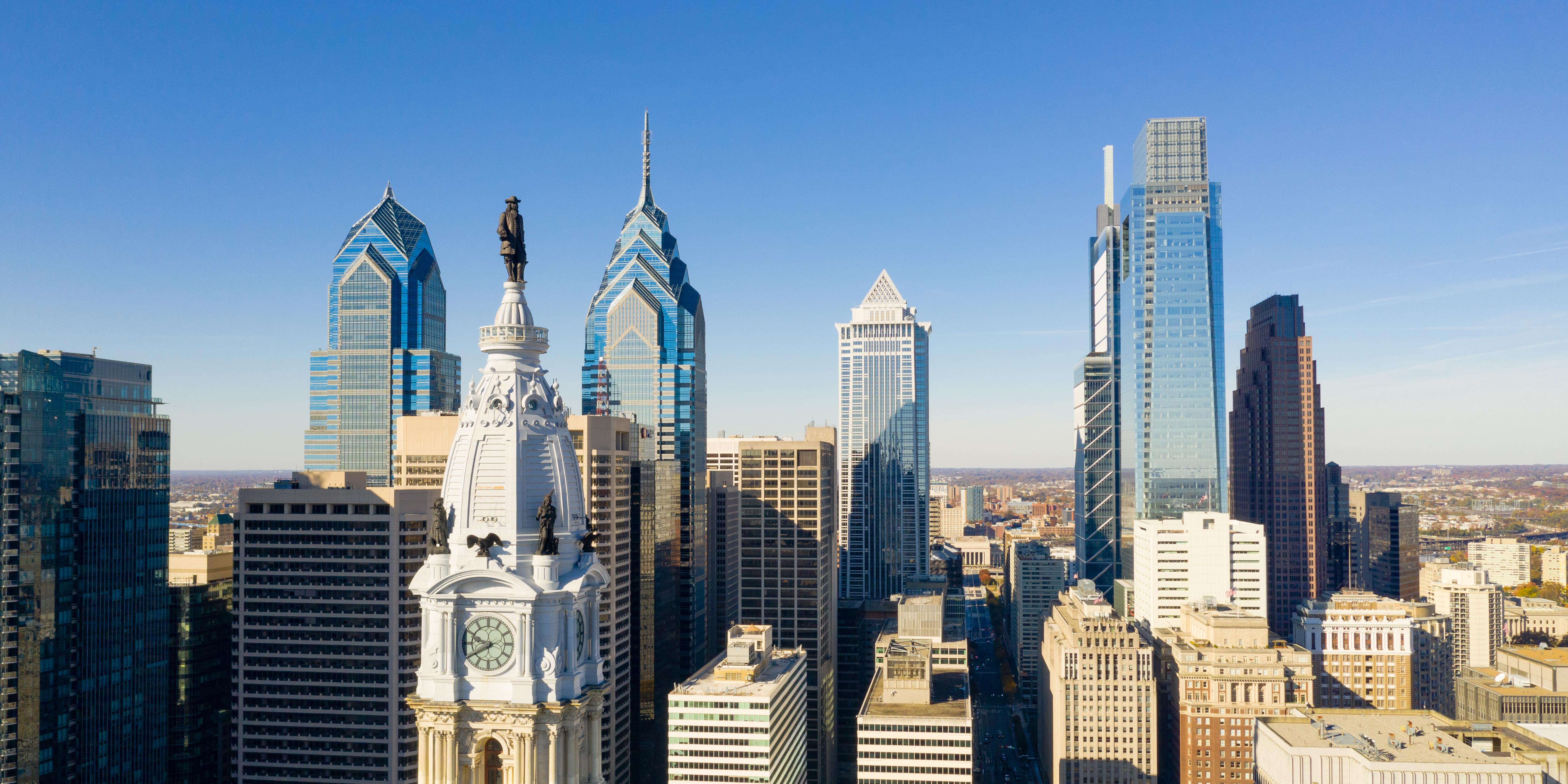 City Center, Philadelphia skyline